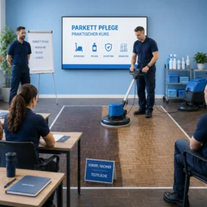 Praktiker-Tagesseminar - Fachgerechte Reinigung und Pflege von Parkett - Nr. 2026/12<br>Termin: 23.06.2026